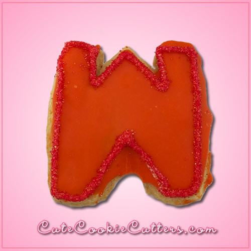 Letter W Cookie Cutter - Cheap Cookie Cutters