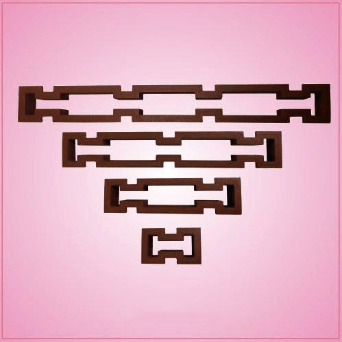 Wooden Log Cookie Cutter Set 