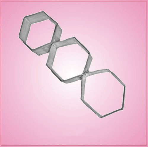 Linked Hexagon Cookie Cutter 2 