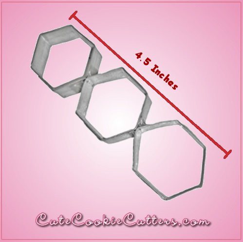 Linked Hexagon Cookie Cutter 