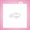 Little Its A Boy Stencil