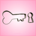 Lock and Key Cookie Cutter Set 