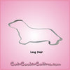 Long Hair Dachshund Cookie Cutter