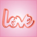 Love Script Cookie Cutter