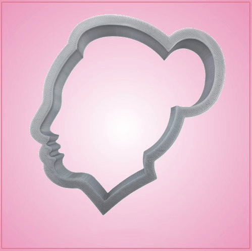 Man Bun Cookie Cutter 