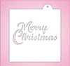 Merry Christmas Cookie Cutter With Stencil