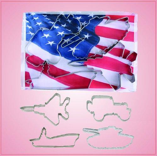 Military Vehicle Cookie Cutter Set