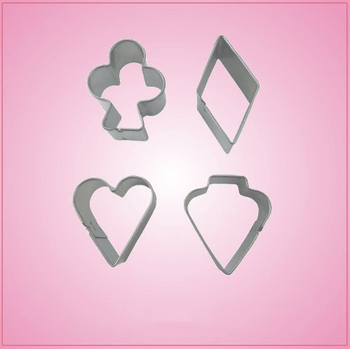 Mini Card Suit Cookie Cutter Set 