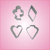 Mini Card Suit Cookie Cutter Set 