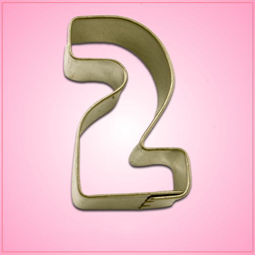 Mini Number 2 Cookie Cutter 