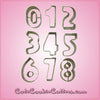 Mini Number Cookie Cutter Set 