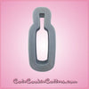 Durable Grey Plastic Wine Bottle Cookie Cutter 