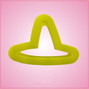 Mini Yellow Hat Cookie Cutter 