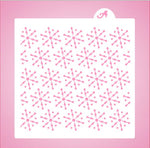 Modern Snowflake Pattern Stencil
