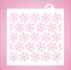 Modern Snowflake Pattern Stencil