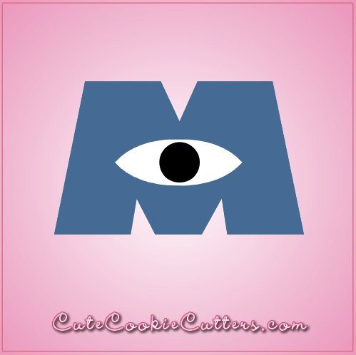 Monsterous Letter M Cookie Cutter 