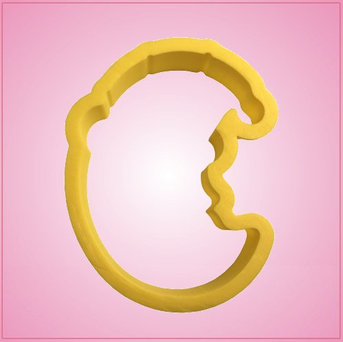 Moon With Stocking Cap Cookie Cutter
