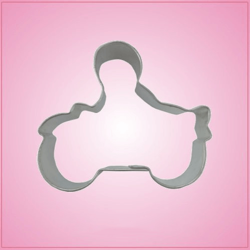 Motorcycle With Rider Cookie Cutter 