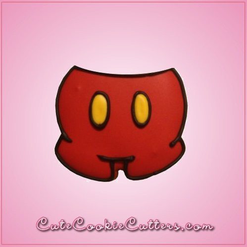 Small Mouse Shorts Cookie Cutter 
