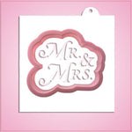 Mr and Mrs Cookie Cutter With Stencil
