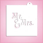 Mr. & Mrs. Hearts Stencil