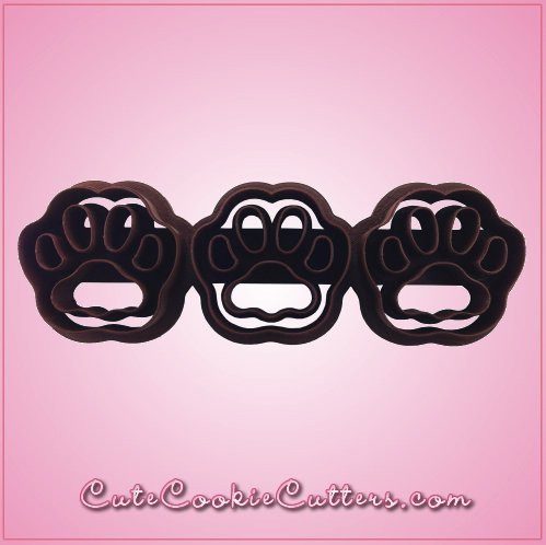 Multi Dog Paw Cookie Cutter 
