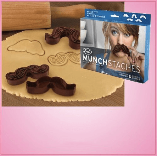 Munchstache Cookie Cutters 