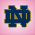 Varsity Letter ND Cookie Cutter