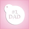 Number 1 Dad Stencil