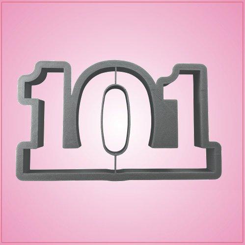 Number 101 Cookie Cutter