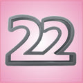 Number 22 Cookie Cutter