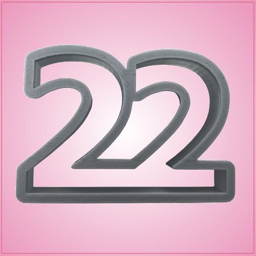 Number 22 Cookie Cutter