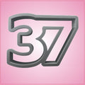 Number 37 Cookie Cutter