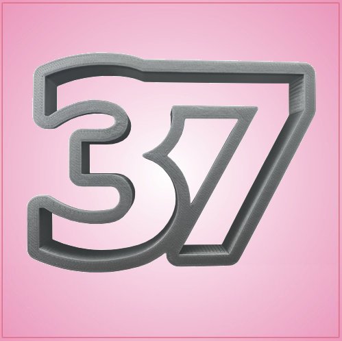 Number 37 Cookie Cutter
