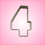 Number 4 Cookie Cutter