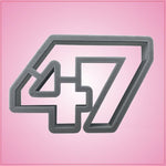 Number 47 Cookie Cutter