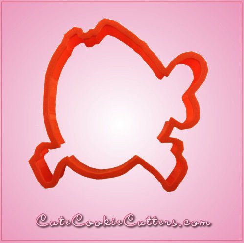 Orange Guppy Fish Cookie Cutter