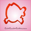 Orange Guppy Fish Cookie Cutter