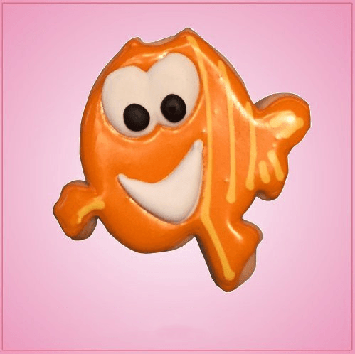 Orange Guppy Fish Cookie Cutter