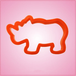 Orange Rhino Cookie Cutter