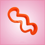 Orange Worm Cookie Cutter