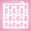 Organic Arrows Pattern Stencil