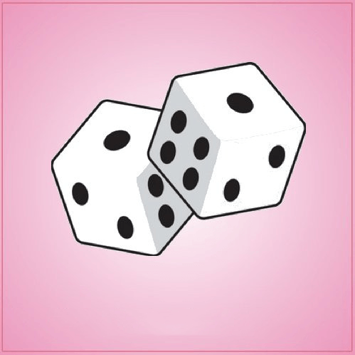 Pair Of Dice Cookie Cutter 