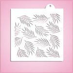 Palm Leaves Pattern Stencil