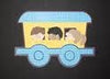 Passenger Car Cookie Cutter