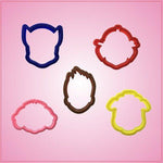 Paw Patrol 5 Piece Cookie Cutter Set