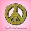 Decorated Peace Sign Cookie Cheap Cookie Cutters