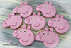 Cartoon Pig Head Cookie Cutter 