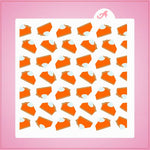 Pie Slices Pattern Stencil Set