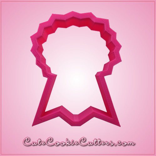 Pink 1st Place Ribbon Cookie Cutter